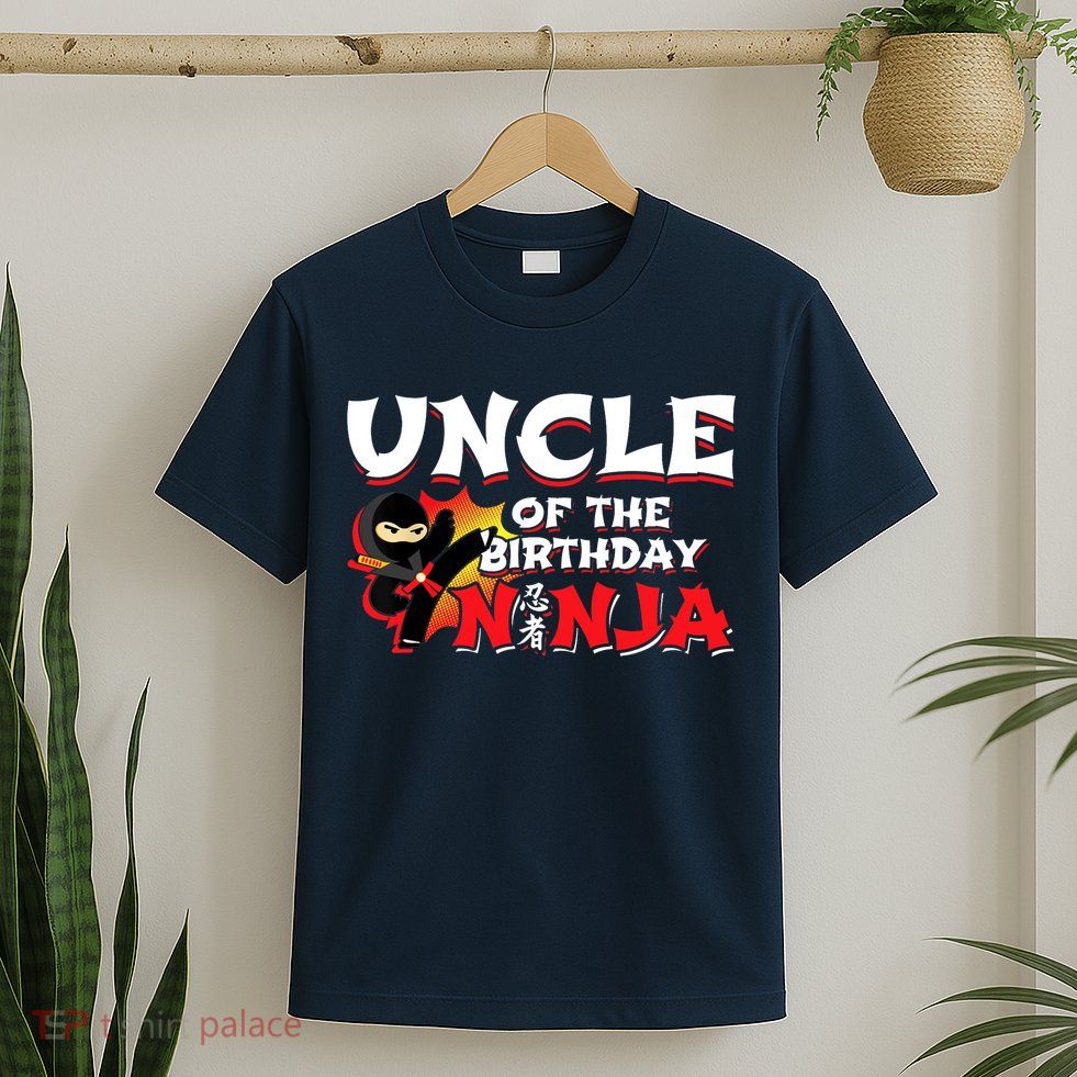 Ninja Birthday Party - Uncle of the Birthday Ninja T-Shirt