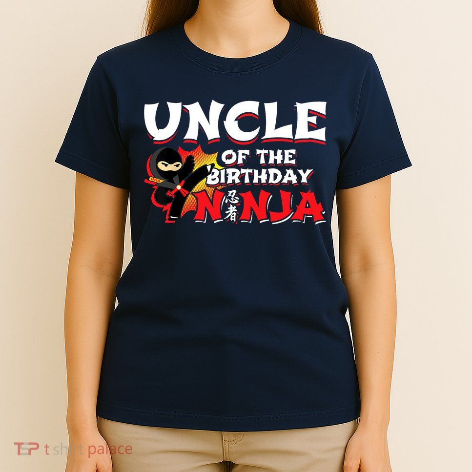 Ninja Birthday Party - Uncle of the Birthday Ninja T-Shirt