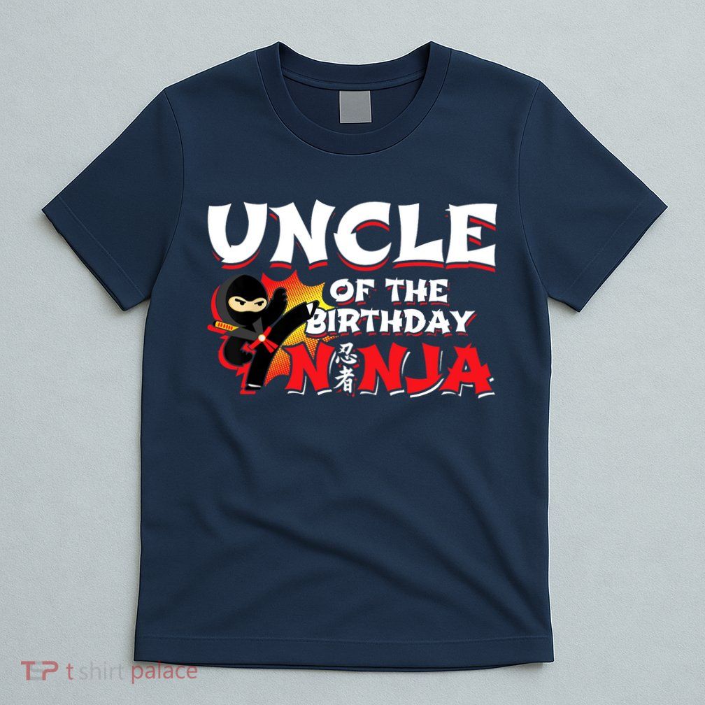 Ninja Birthday Party - Uncle of the Birthday Ninja T-Shirt