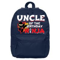 Ninja Birthday Party - Uncle of the Birthday Ninja 16 in Basic Backpack