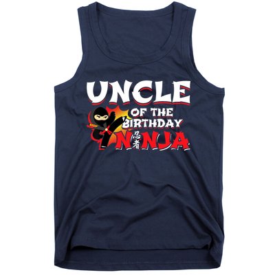 Ninja Birthday Party - Uncle of the Birthday Ninja Tank Top