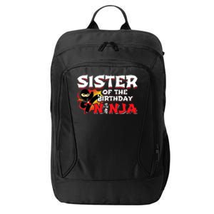 Ninja Birthday Party - Sister of the Birthday Ninja City Backpack