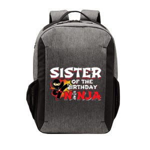 Ninja Birthday Party - Sister of the Birthday Ninja Vector Backpack