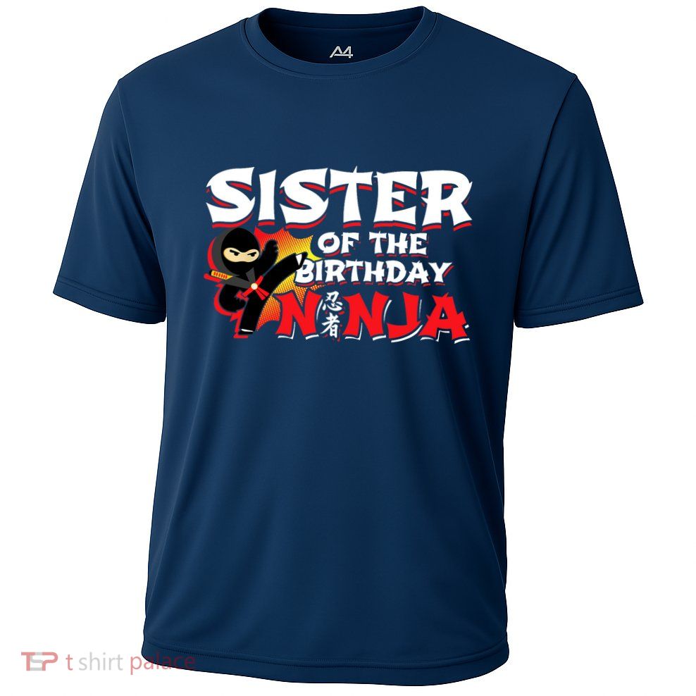 Ninja Birthday Party - Sister of the Birthday Ninja Performance Shirt