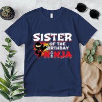 Ninja Birthday Party - Sister of the Birthday Ninja Premium T-Shirt