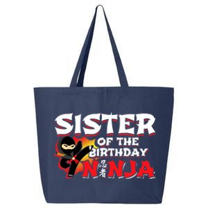 Ninja Birthday Party - Sister of the Birthday Ninja 25L Jumbo Tote