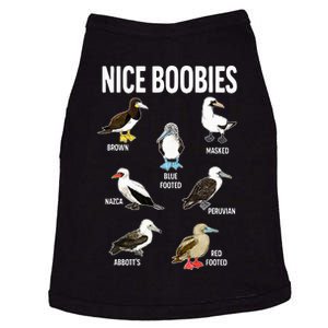 Nice Boobies Pun Adult Joke Funny Bird Lover Birdwatcher Doggie Tank