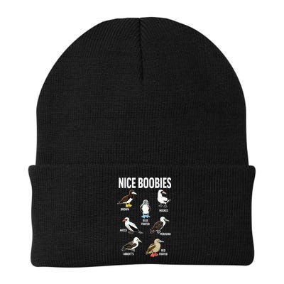 Nice Boobies Pun Adult Joke Funny Bird Lover Birdwatcher Beanie