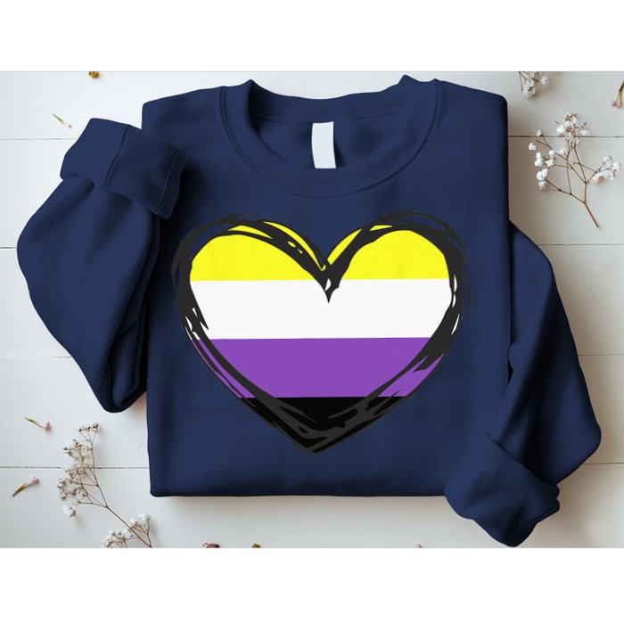 Non Binary Pride Design - Nonbinary Pride Sweatshirt