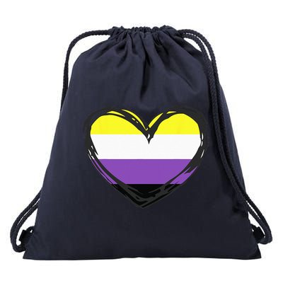 Non Binary Pride Design - Nonbinary Pride Drawstring Bag