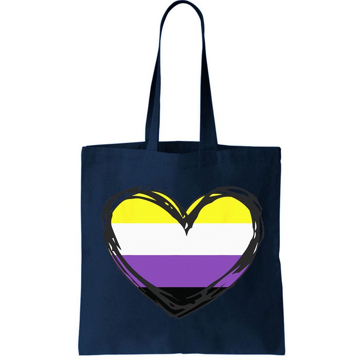Non Binary Pride Design - Nonbinary Pride Tote Bag