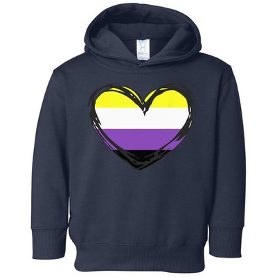 Non Binary Pride Design - Nonbinary Pride Toddler Hoodie