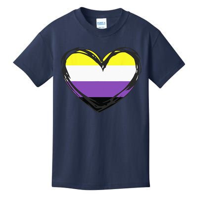 Non Binary Pride Design - Nonbinary Pride Kids T-Shirt