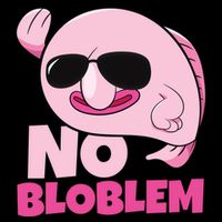 No Bloblem Problem Deep Sea Fish Sea Animal Blobfish Funny Gift Sustainable Bucket Hat