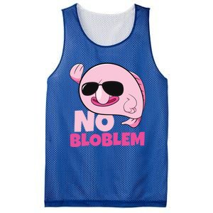 No Bloblem Problem Deep Sea Fish Sea Animal Blobfish Funny Gift Mesh Reversible Basketball Jersey Tank