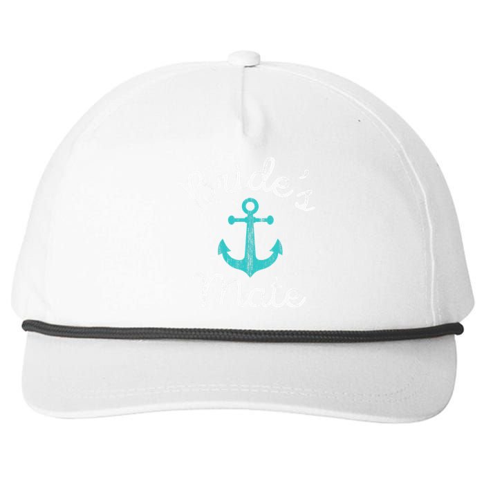 Nautical Bachelorette Party Gift Ship Anchor Brides Mate Snapback Five-Panel Rope Hat