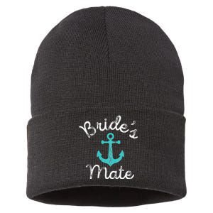 Nautical Bachelorette Party Gift Ship Anchor Brides Mate Sustainable Knit Beanie