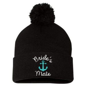 Nautical Bachelorette Party Gift Ship Anchor Brides Mate Pom Pom 12in Knit Beanie