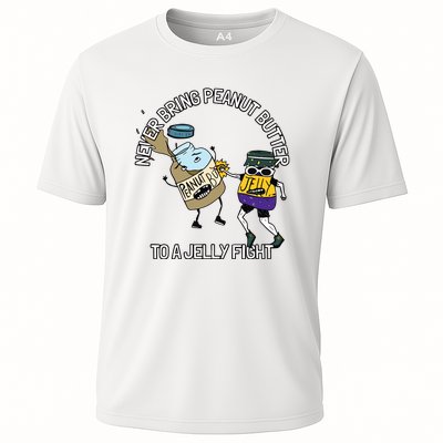 Never Bring Peanut Butter To A Jelly Fight Cooling Performance Crew T-Shirt