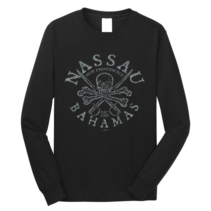 Nassau Bahamas Pirate Long Sleeve Shirt