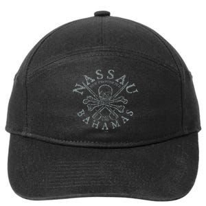 Nassau Bahamas Pirate 7-Panel Snapback Hat