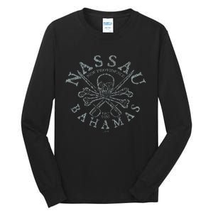 Nassau Bahamas Pirate Tall Long Sleeve T-Shirt