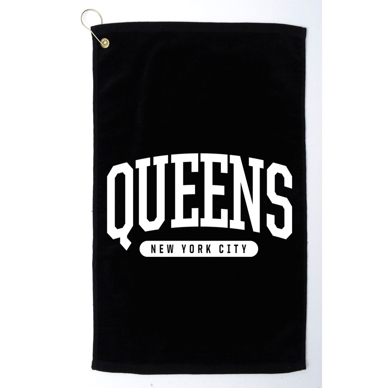 Nyc Borough Queens New York City Golf Towel