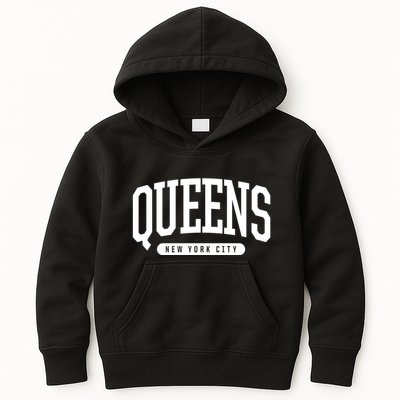 Nyc Borough Queens New York City Kids Hoodie