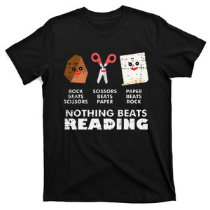 Nothing Beats Reading Book Librarian Across America T-Shirt