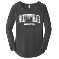 Nyc Borough Rockaway Beach Queens New York City Women's Perfect Tri Tunic Long Sleeve Shirt