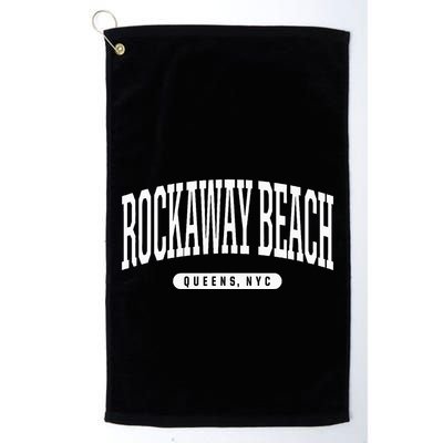 Nyc Borough Rockaway Beach Queens New York City Golf Towel