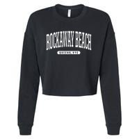 Nyc Borough Rockaway Beach Queens New York City Cropped Pullover Crew