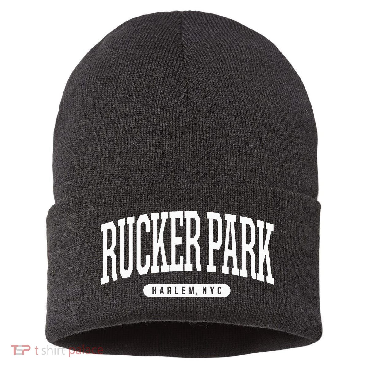 Nyc Borough Rucker Park Harlem New York Sustainable Knit Beanie