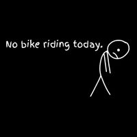 No Bike Riding Today – Funny Cyclist Rest Day Humor Bag