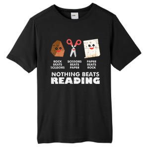 Nothing Beats Reading Book Librarian Across America Tall Fusion ChromaSoft Performance T-Shirt