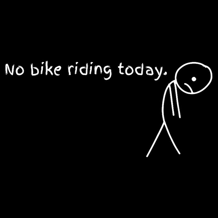 No Bike Riding Today Cooling Performance Crew T-Shirt