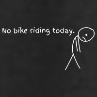 No Bike Riding Today Adult Drive Performance Visor