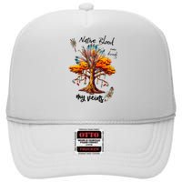 Native Blood Runs Through My Veins High Crown Mesh Back Trucker Hat