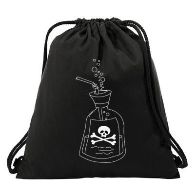 Never Better Skull X Bones Sweat Drawstring Bag