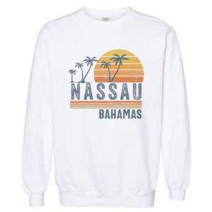 Nassau Bahamas Souvenir Vacation Travel Reminder Garment-Dyed Sweatshirt