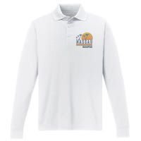 Nassau Bahamas Souvenir Vacation Travel Reminder Performance Long Sleeve Polo