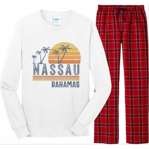 Nassau Bahamas Souvenir Vacation Travel Reminder Long Sleeve Pajama Set