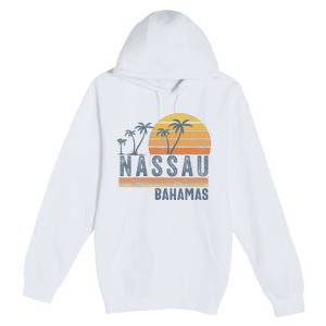 Nassau Bahamas Souvenir Vacation Travel Reminder Premium Pullover Hoodie