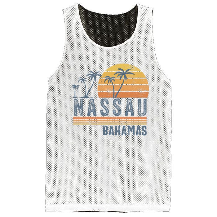 Nassau Bahamas Souvenir Vacation Travel Reminder Mesh Reversible Basketball Jersey Tank