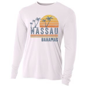 Nassau Bahamas Souvenir Vacation Travel Reminder Cooling Performance Long Sleeve Crew