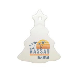 Nassau Bahamas Souvenir Vacation Travel Reminder Ceramic Tree Ornament