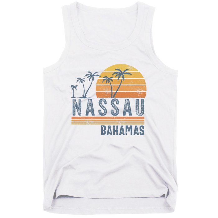 Nassau Bahamas Souvenir Vacation Travel Reminder Tank Top