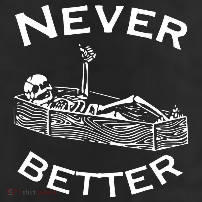 Never Better Skeleton Lazy Halloween Adult Drive Performance Visor