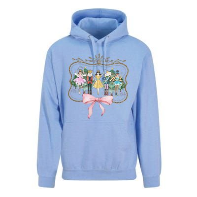 Nutcracker Ballet Sugar Plum Fairy Retro Christmas Unisex Surf Hoodie