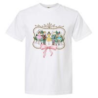 Nutcracker Ballet Sugar Plum Fairy Retro Christmas Garment-Dyed Heavyweight T-Shirt